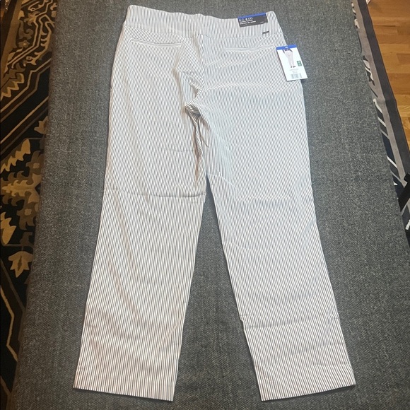 NWT S.C.&CO Striped Slim Leg Stretch Pants Medium sz 10 - Picture 9 of 12